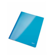 Schnellhefter WOW 3001-00-36, A4, blau metallic, Karton, 250g, Vorderdeckel opak