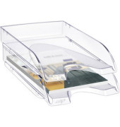 Briefablage DENIA 1002000111, A4/C4, glasklar, Polystyrol stapelbar
