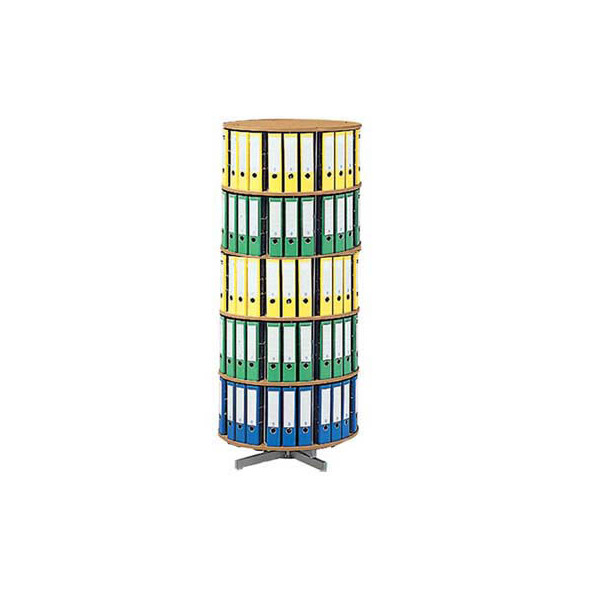 Reef Ordnerdrehsäulen R2081BB5 Typ R2 buche, 5 Etagen, bis 120 Ordner,  4250102411259 Reef