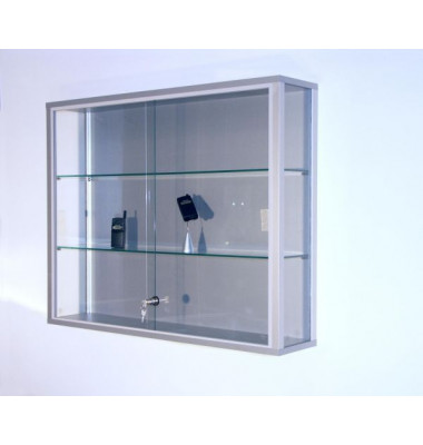 BST V108 Wandvitrine, 2 Böden, 100 x 80 x 20 cm