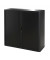 Aktenschrank easy Office E1CT0004400045, Kunststoff/Stahl abschließbar, 2 OH, 110 x 104 x 41,5 cm, schwarz
