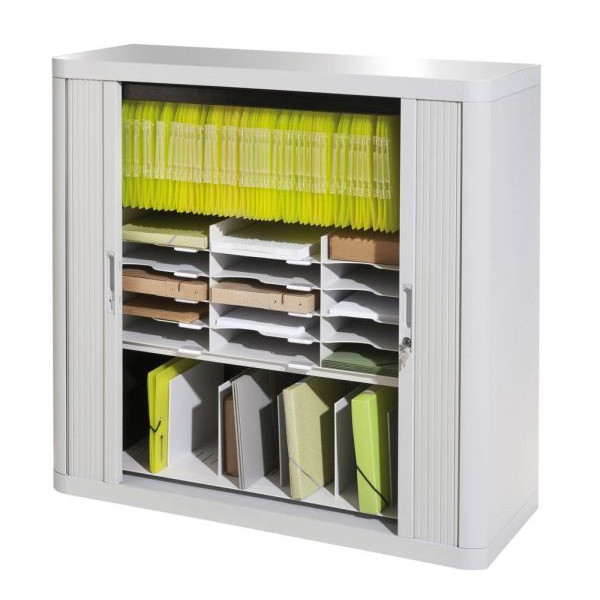 3660141931228 - Aktenschrank easy Office E1CT0003600044 Kunststoff Stahl abschließbar 2 OH 110 x 104 x 415 cm lichtgrau 3660141931228 PAPER