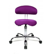 Hocker ST290T33 Sitness 40, violett/lila, mit Rollen, höhenverstellbar, bis 110kg