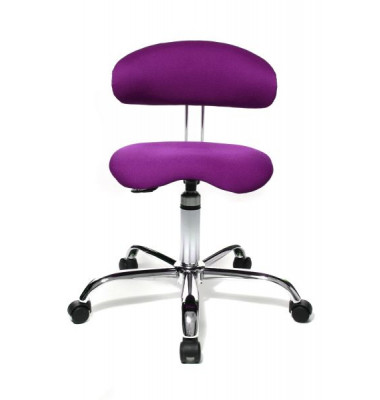 Hocker ST290T33 Sitness 40, violett/lila, mit Rollen, höhenverstellbar, bis 110kg