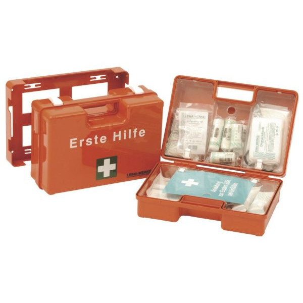 4011166210352 - PCE - b-safety BR364169 Erste Hilfe Koffer din 13169 310 x 210 x 130 Orange
