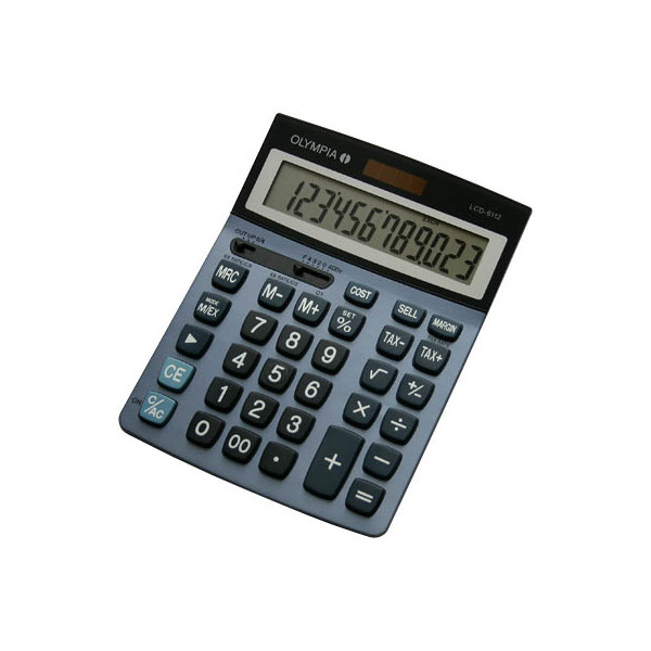 4030152191031 - 941911003 OLYMPIA LCD-6112 Tischrechner stahlblau schwarz 941911003 4030152191031