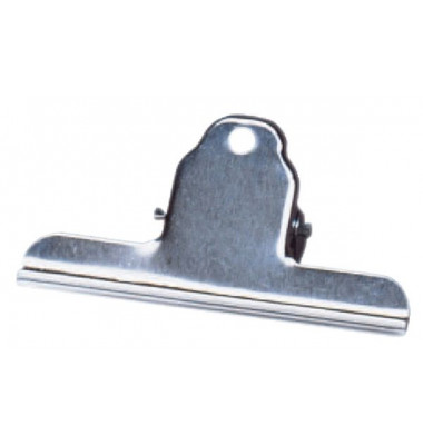 Briefklemmer 771-27, 100mm, Metall vernickelt silber Briefklemmer 771-27, 100mm, Metall vernickelt silber