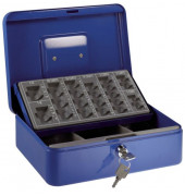 Geldkassette 874 blau 250x180x90mm