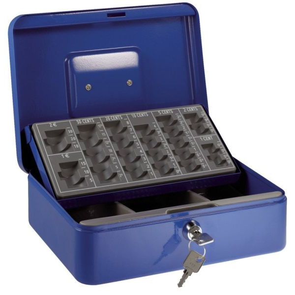 4007735008741 - Geldkassette 874 blau 250x180x90mm 4007735008741 Alco