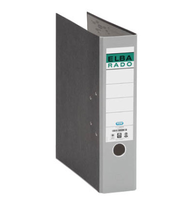 Ordner Rado Klassik 10407 100022602, A4 80mm breit Karton schwarz/grau