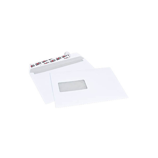 4250073712942 - Versandtaschen C5 mit Fenster haftklebend 90g weiß Öffnung an der langen Seite 4250073712942 250 Stück 4250073712942 - Versandtaschen C5 mit Fenster haftklebend 90g weiß Öffnung an der langen Seite 4250073712942 250 Stück