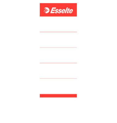 R&uuml;ckenschilder No.1 Power 810801, wei&szlig;, breit/kurz, 50x158mm, einsteckbar