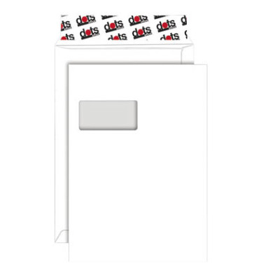 Versandtaschen 08905037, C4, mit Fenster, haftklebend, 120g, weiß