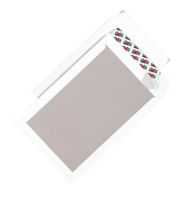 Versandtaschen 08905061 mit Papprückwand, C4, ohne Fenster, haftklebend, 120g, weiß