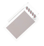 Versandtaschen 08905062 mit Papprückwand, B4, ohne Fenster, haftklebend, 120g, weiß