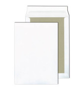Versandtaschen 30001491 mit Papprückwand, B4, ohne Fenster, haftklebend, 120g, weiß
