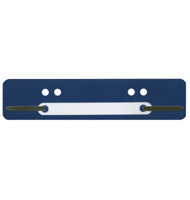Heftstreifen kurz, 34x150mm, Kunststoff mit Kunststoffdeckleiste, blau Heftstreifen kurz, 34x150mm, Kunststoff mit Kunststoffdeckleiste, blau
