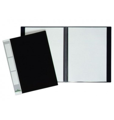 Sichtbuch Duralook Plus 2423-01, schwarz, A4, mit 30 Hüllen, Polypropylen (PP)