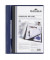 Schnellhefter DURAPLUS 258907, A4+, dunkelblau, Kunststoff, 80g, Vorderdeckel transparent