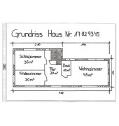 Prospekthüllen 267019 Standard, A3 quer transparent genarbt, oben offen, 0,055mm