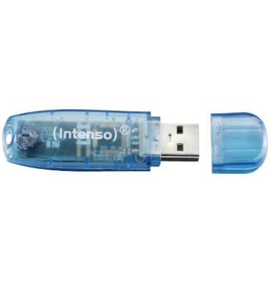 USB-Stick Rainbow Line 3502450, blau, ohne, USB 2.0, 4 GB
