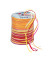 Geschenkband Raffia 136-606 3mm x 50m matt gelb/rot