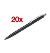 K15 schwarz Schreibfarbe schwarz Kugelschreiber 0,6mm 20 Stück