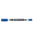Permanentmarker Lumocolor duo, 348-3, Pack, blau, 0,6-1,5mm Rundspitze/doppel