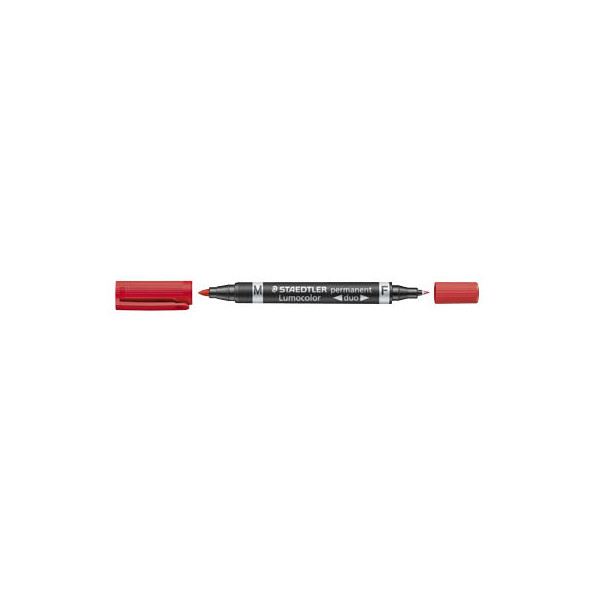 4007817348406 - Permanentmarker Lumocolor duo 348-2 Pack rot 06mm+15mm Rundspitze 4007817348406 Staedtler (Lumocolor) 10 Stück 4007817348406 - Permanentmarker Lumocolor duo 348-2 Pack rot 06mm+15mm Rundspitze 4007817348406 Staedtler (Lumocolor) 10 Stück