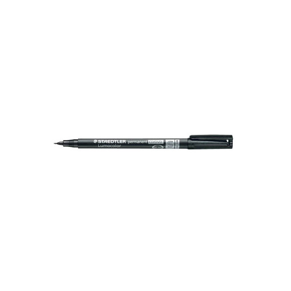 Staedtler CD-Marker Lumocolor 310, 310 CDS-9, Packung, schwarz, 0,4mm Rundspitze 4007817310731 Staedtler