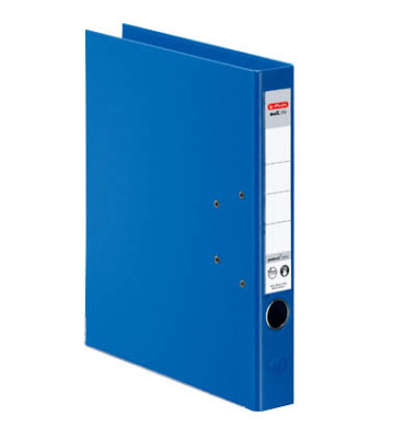 Ordner maX.file protect plus 10834752, A4 50mm schmal PP vollfarbig blau