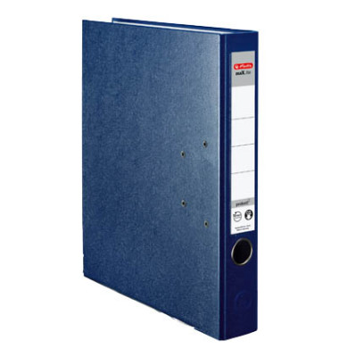 Ordner maX.file protect 5450408, A4 50mm schmal PP vollfarbig blau