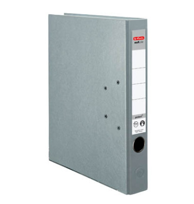 Ordner maX.file protect 5450903, A4 50mm schmal PP vollfarbig grau