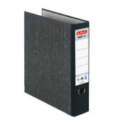 Ordner maX.file nature 5171806, A4 80mm breit Karton Wolkenmarmor schwarz