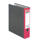 Ordner maX.file nature 5171301, A4 80mm breit Karton Wolkenmarmor rot