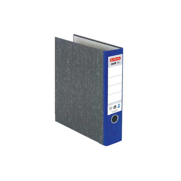 20 Stück Herlitz Ordner maX.file nature 5171400, A4 80mm breit Karton blau 4008115171406 Herlitz