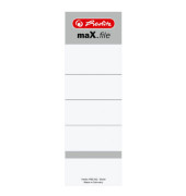 selbstklebende Rückenschilder maX.file 5966106 weiß breit/kurz 62x192mm selbstklebend permanent 