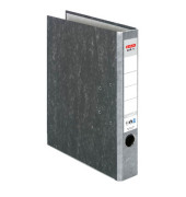 Ordner maX.file nature 10841765, A4 50mm schmal Karton Wolkenmarmor grau