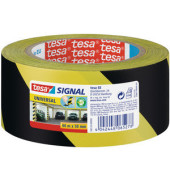 Signalpackband Universal 58133-00000-00, 50mm x 66m, 50my, gelb/schwarz