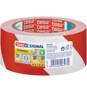 Signal-Packband Universal 58134 50mm x 66m rot/weiß PP