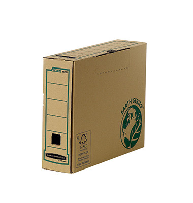 Archivbox Earth Series 80mm A4 4470101, A4, braun, innen 80x250x315mm, Karton