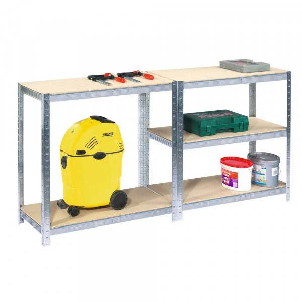 4260054772421 - Steckregal 900 x 450 x 2000 cm verzinkt 5 Fachböden 4260054772421 SZ Metall 4260054772421 - Steckregal 900 x 450 x 2000 cm verzinkt 5 Fachböden 4260054772421 SZ Metall