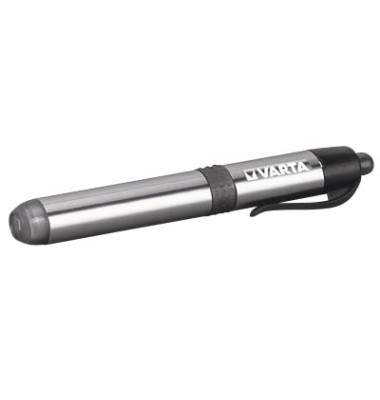 Taschenlampe Pen Light silber