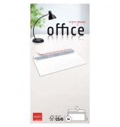Briefumschläge Office 74463.12 Din Lang+ (C6/5) ohne Fenster haftklebend 80g hochweiß 