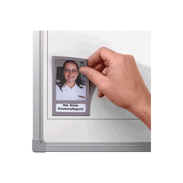 4016946186575 - Fototaschen FTK 12-5 72x115mm grau Inh5 magnetisch 4016946186575 5 Stück