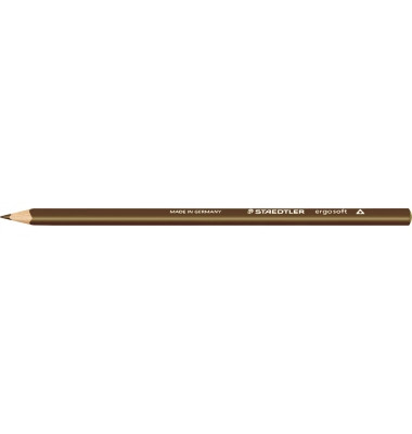 Buntstifte ergosoft 157, 157-76, braun, dreikant, ergonomisch