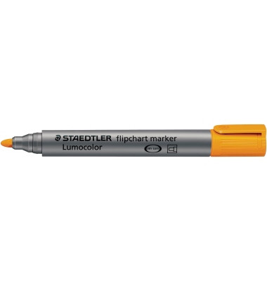 Flipchartmarker Lumocolor, 356-4, Stift, orange, 2mm Rundspitze