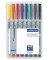 Folienstift B farbig sortiert 1,0-2,5 mm permanent 8er-Etui