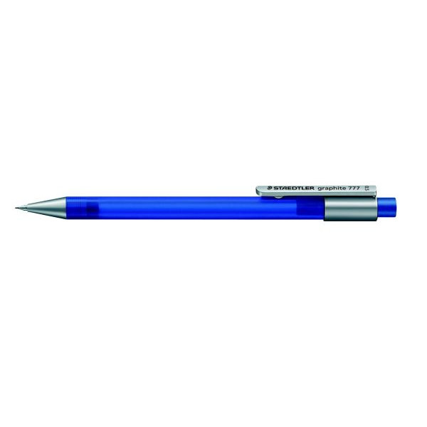 4007817777633 - Druckbleistift Graphite 77705 777 05-33 Härte B 05mm hellblau mit Radiergummi 4007817777633 Staedtler