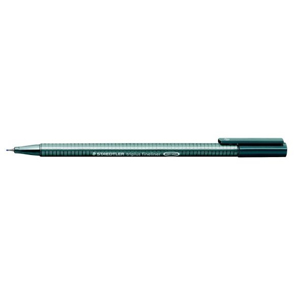 Staedtler Fineliner triplus 334, 334-8, silber (Schreibfarbe: grau), 0,3mm 4007817334058 Staedtler
